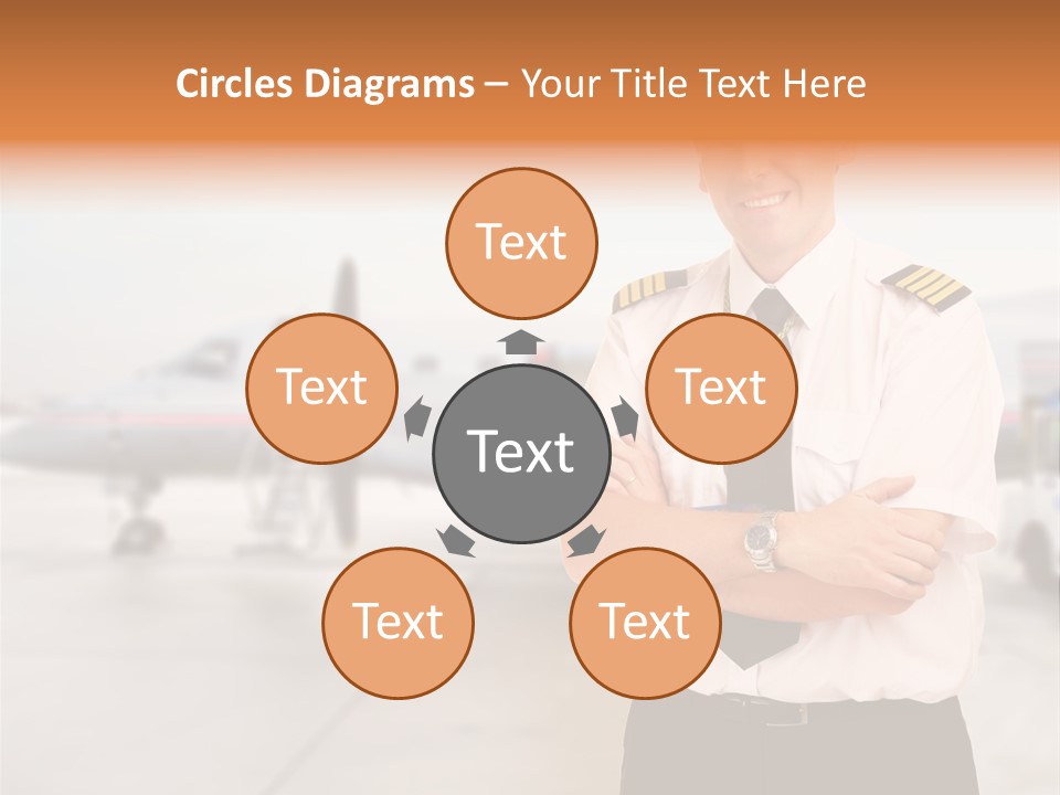 Airplane Captain PowerPoint Template