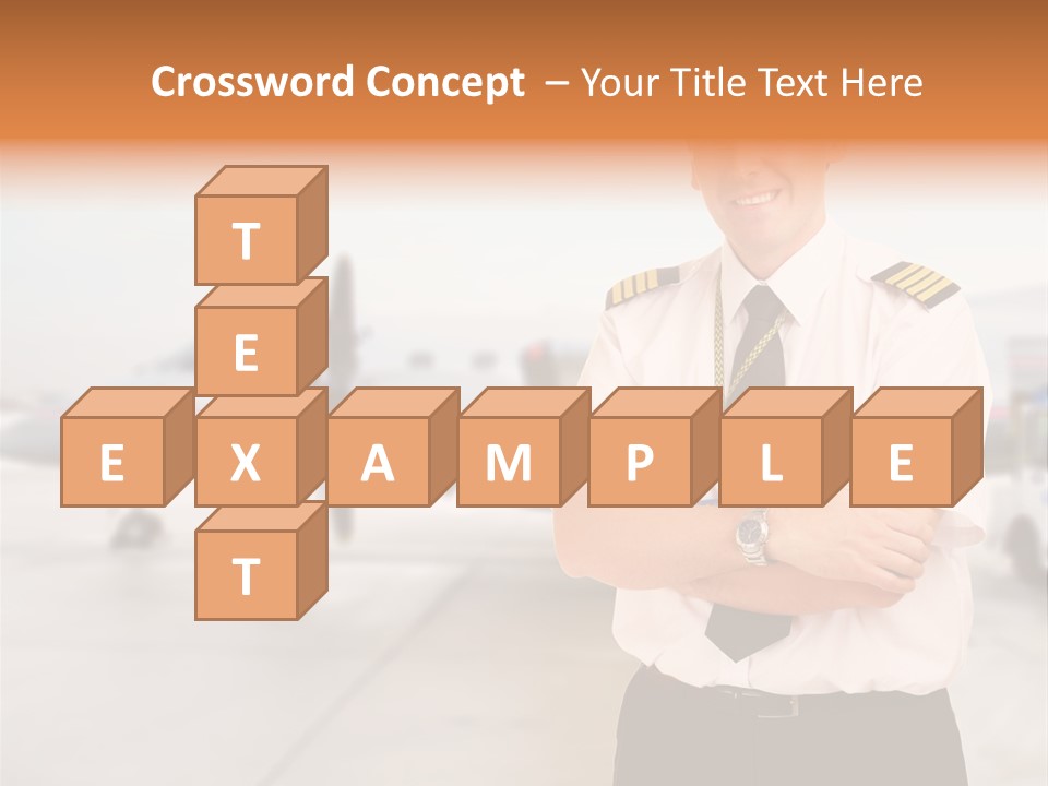 Airplane Captain PowerPoint Template