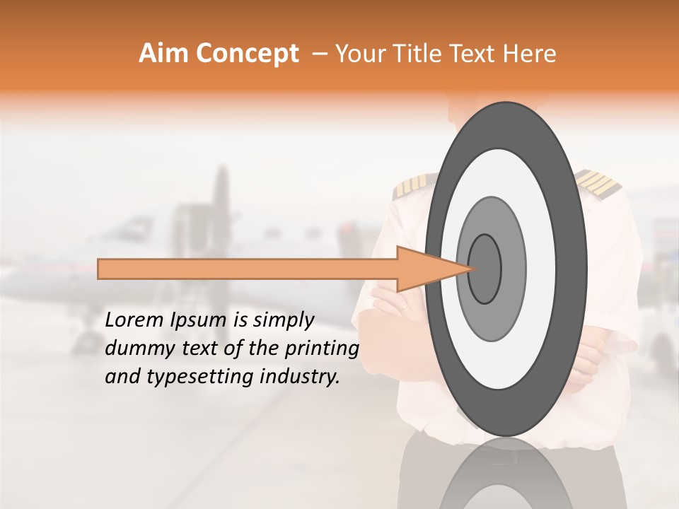 Airplane Captain PowerPoint Template