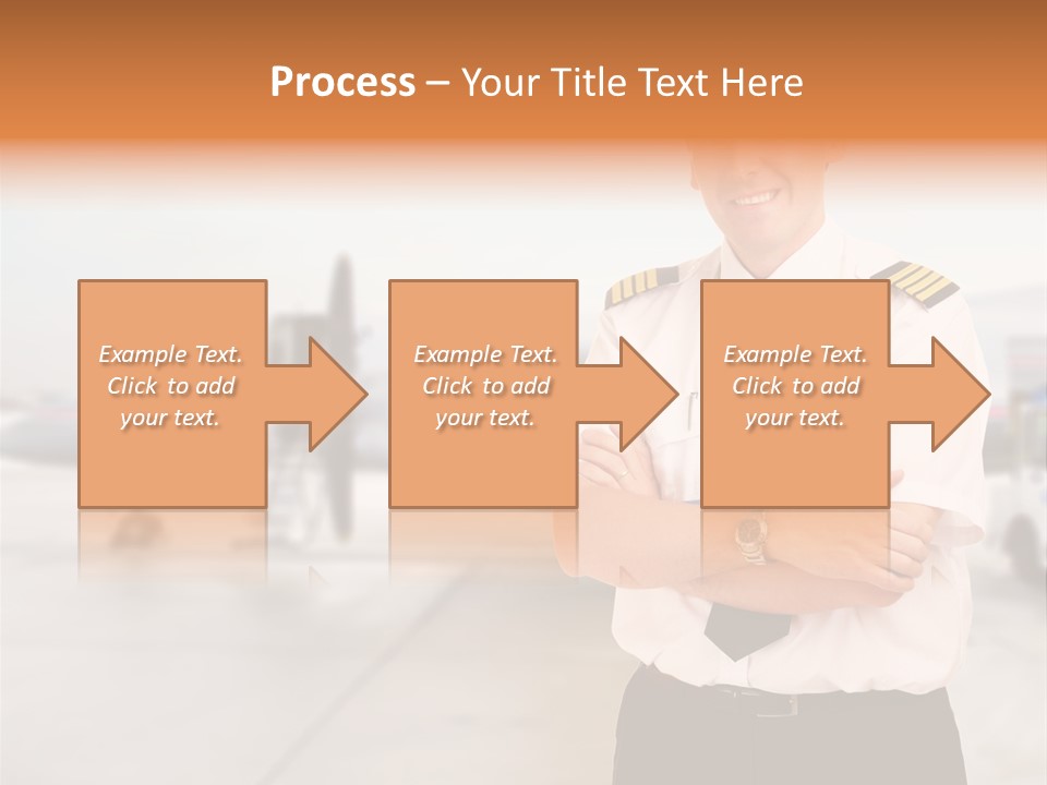 Airplane Captain PowerPoint Template