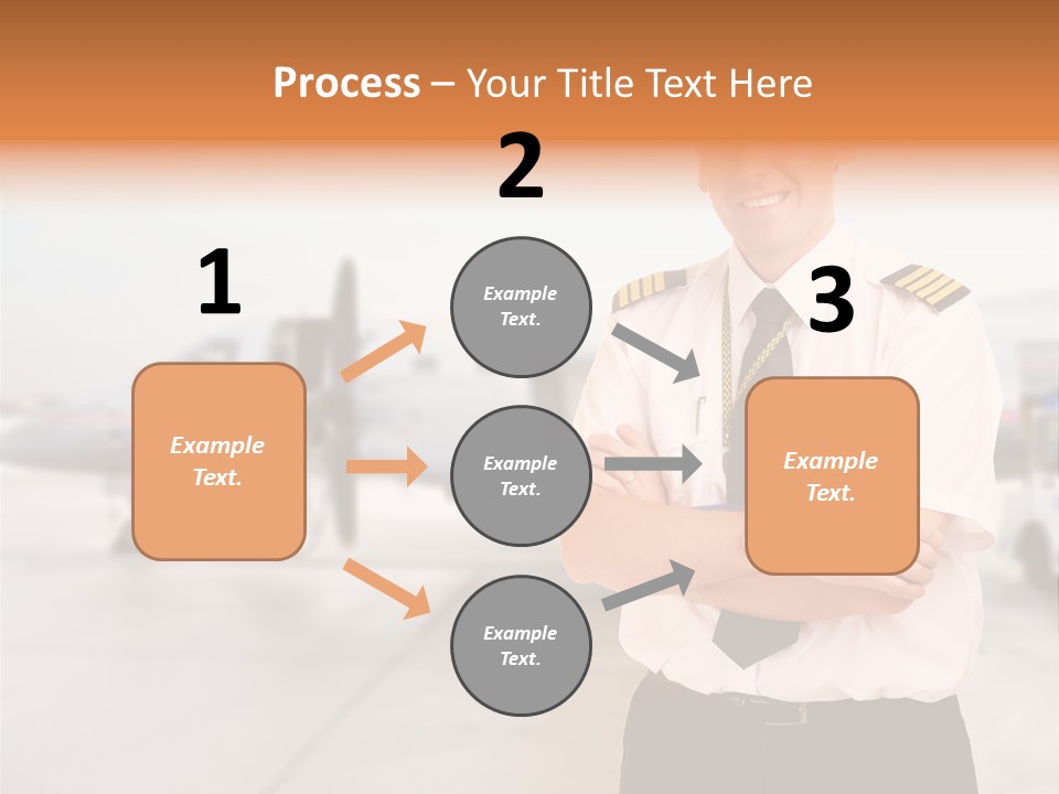 Airplane Captain PowerPoint Template