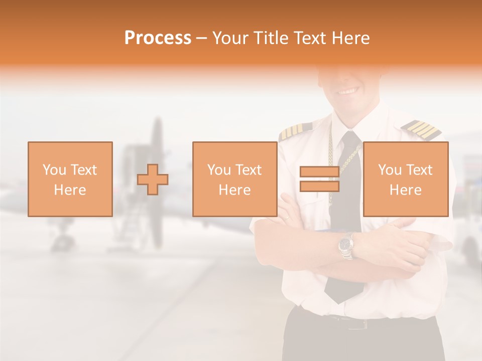 Airplane Captain PowerPoint Template