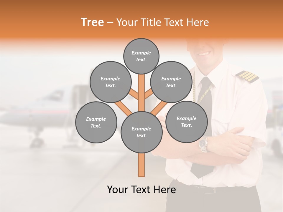Airplane Captain PowerPoint Template