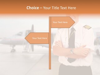 Airplane Captain PowerPoint Template