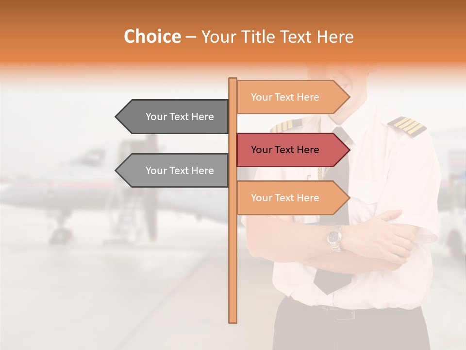 Airplane Captain PowerPoint Template