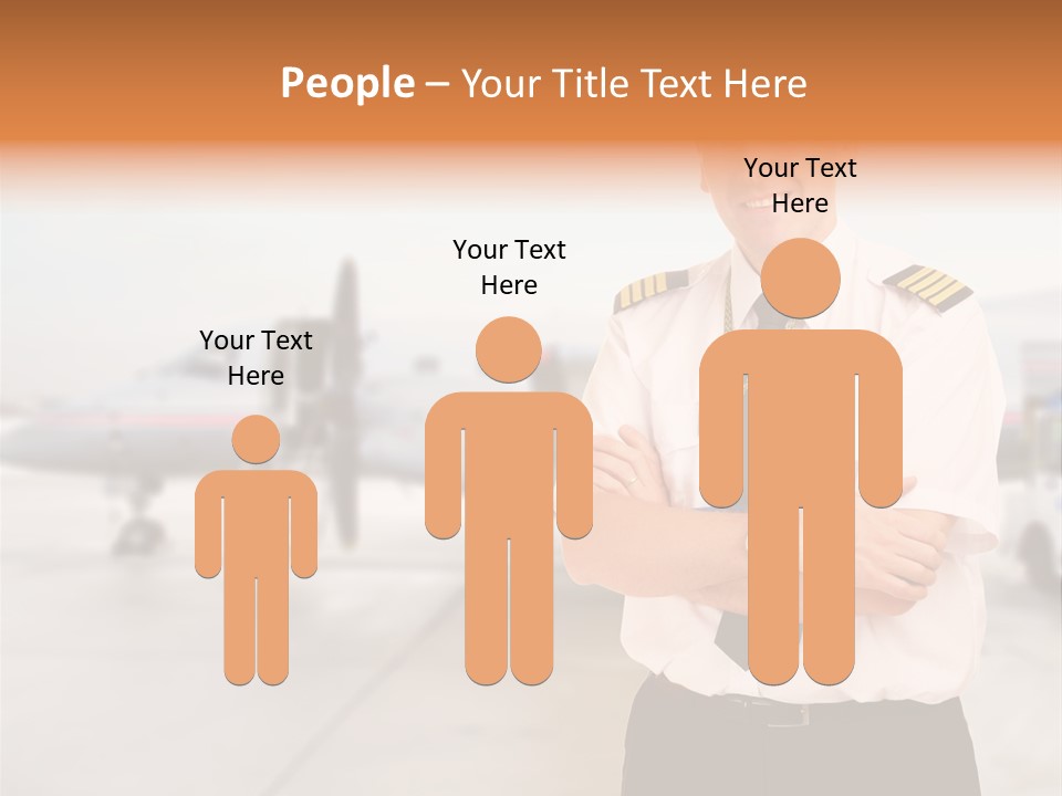 Airplane Captain PowerPoint Template