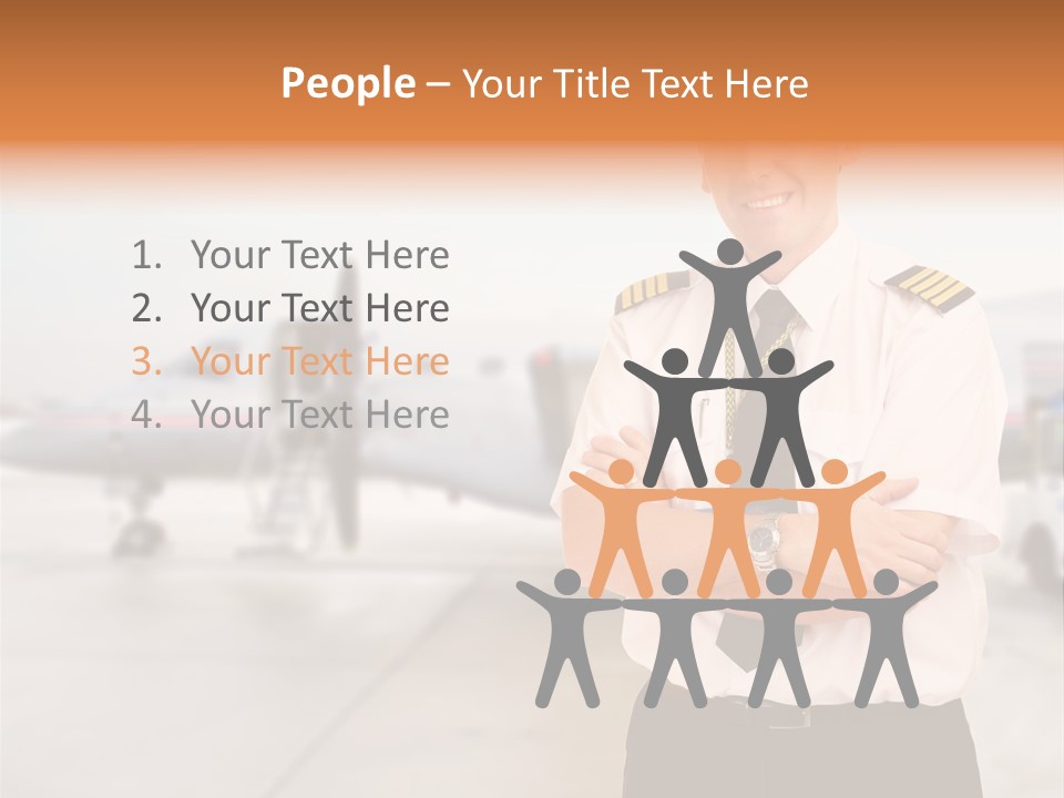 Airplane Captain PowerPoint Template