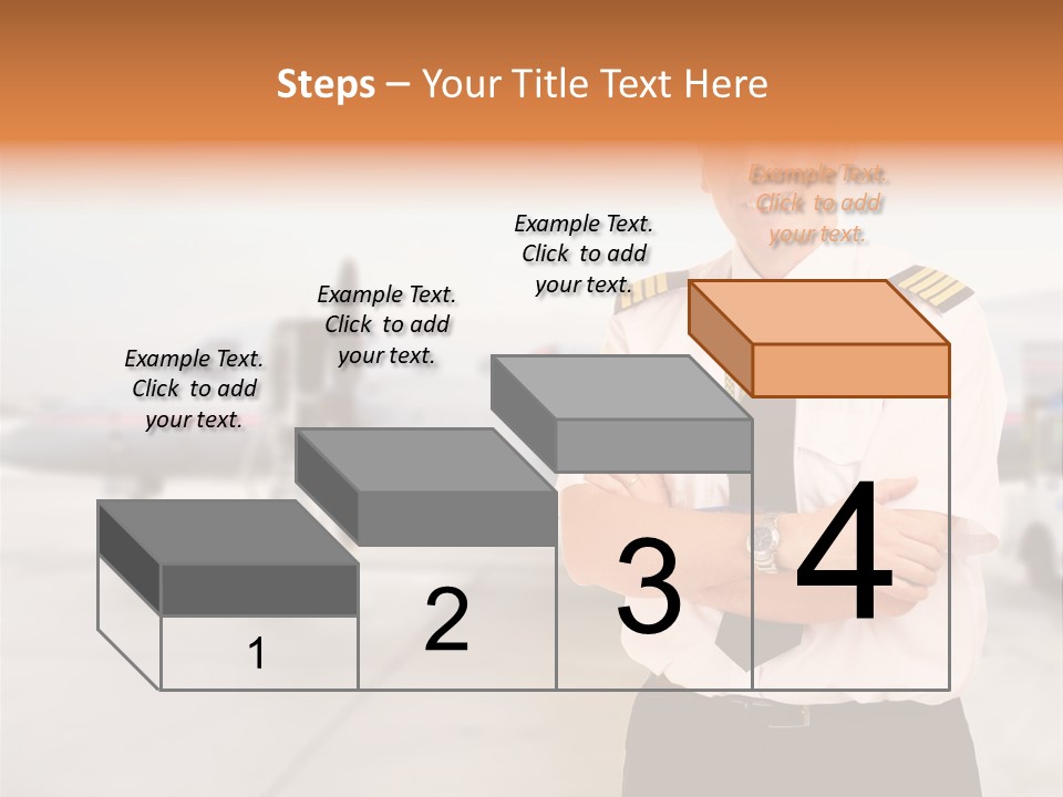 Airplane Captain PowerPoint Template
