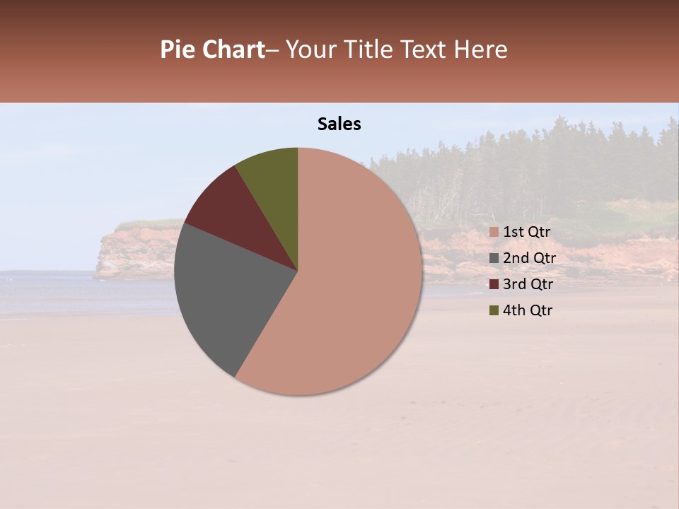 Sally's Beach Prince Edward Island, Canada PowerPoint Template