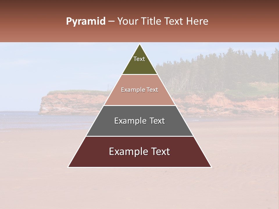 Sally's Beach Prince Edward Island, Canada PowerPoint Template