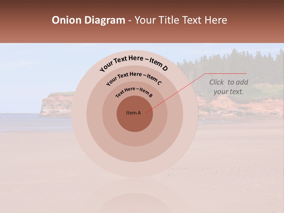 Sally's Beach Prince Edward Island, Canada PowerPoint Template