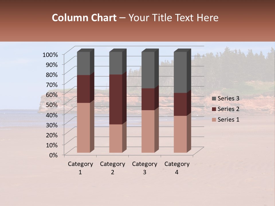 Sally's Beach Prince Edward Island, Canada PowerPoint Template