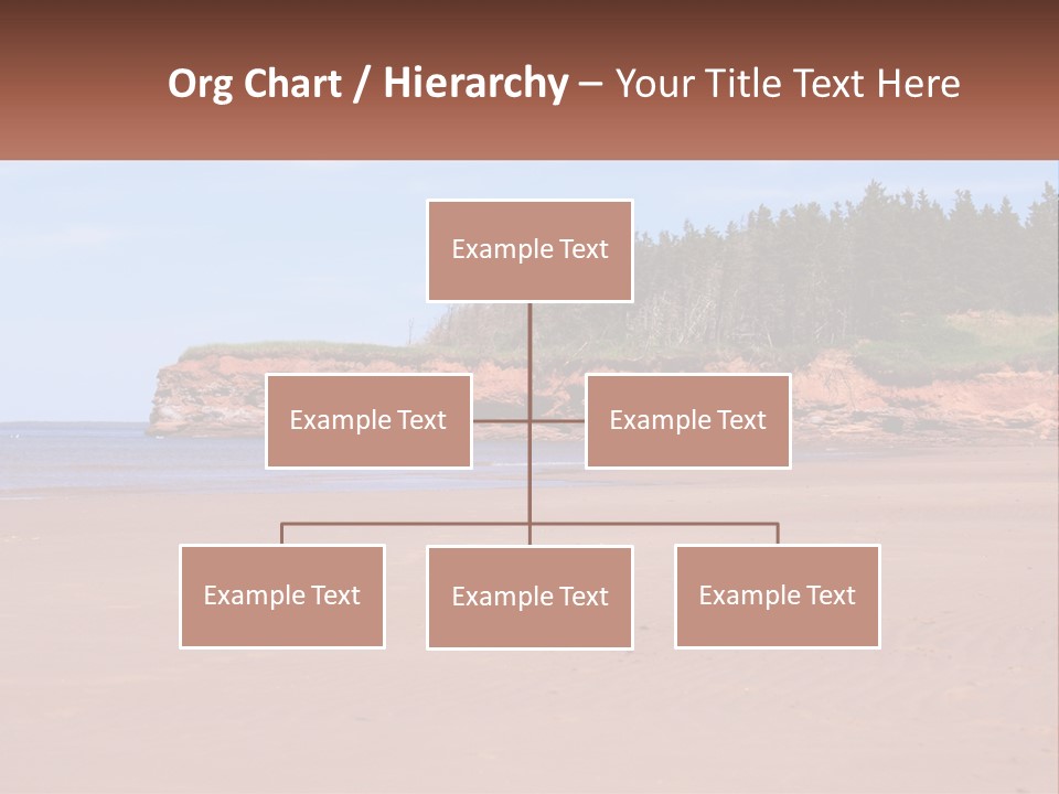 Sally's Beach Prince Edward Island, Canada PowerPoint Template