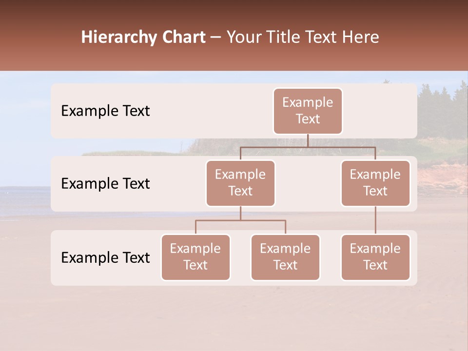 Sally's Beach Prince Edward Island, Canada PowerPoint Template