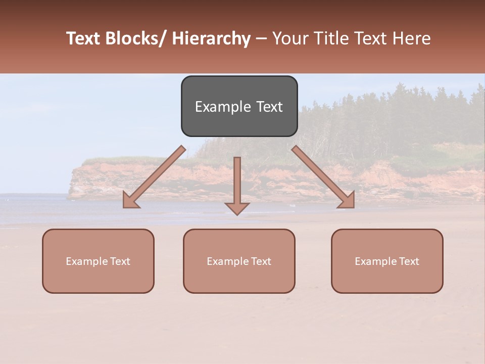 Sally's Beach Prince Edward Island, Canada PowerPoint Template