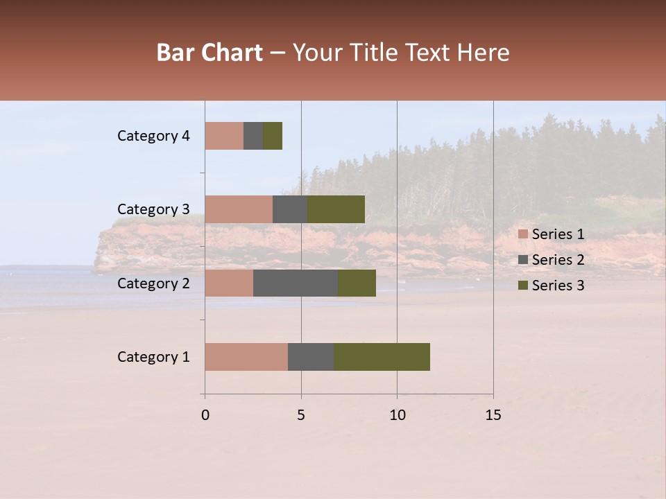 Sally's Beach Prince Edward Island, Canada PowerPoint Template