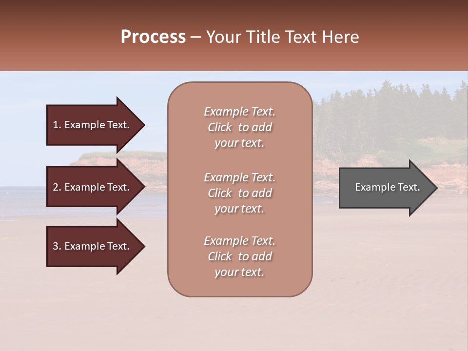 Sally's Beach Prince Edward Island, Canada PowerPoint Template