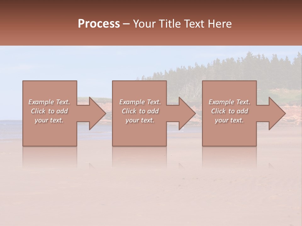 Sally's Beach Prince Edward Island, Canada PowerPoint Template