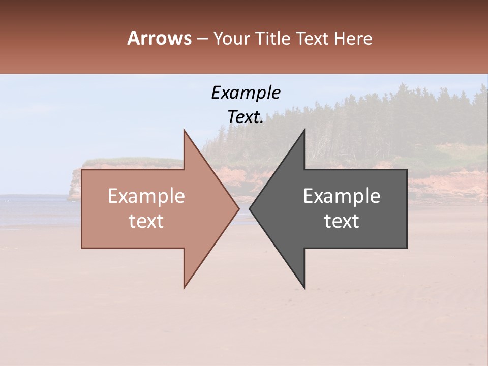 Sally's Beach Prince Edward Island, Canada PowerPoint Template