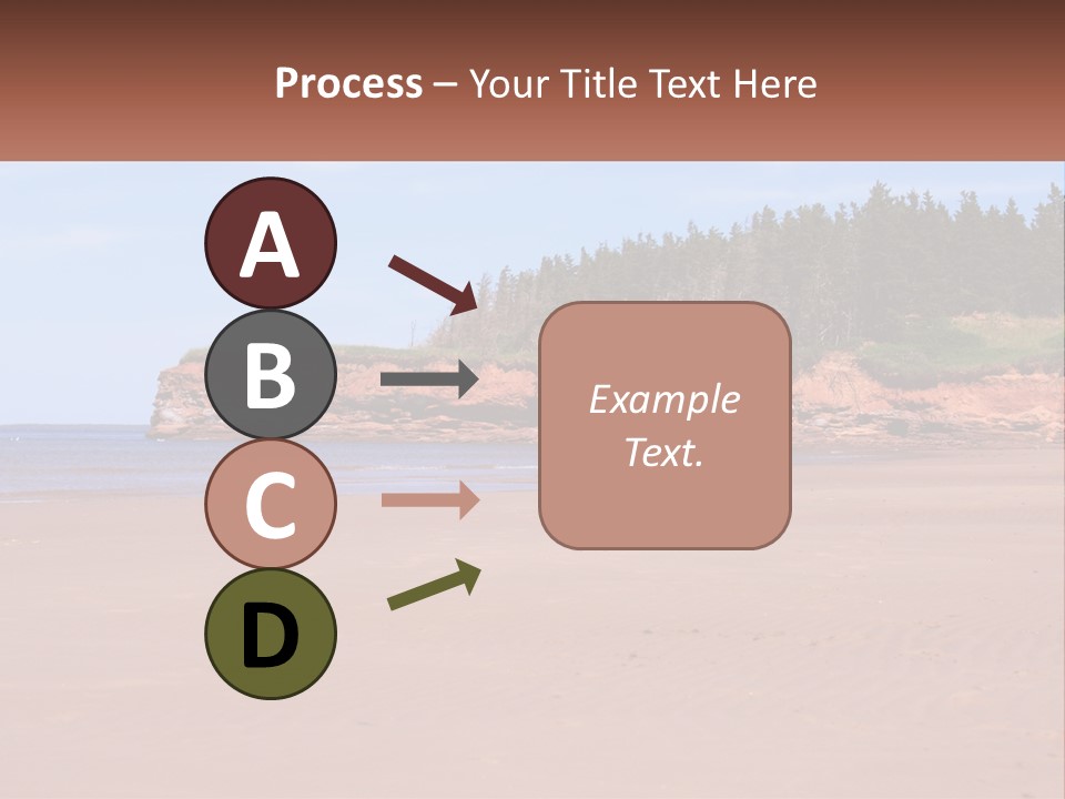Sally's Beach Prince Edward Island, Canada PowerPoint Template