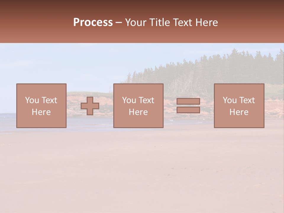 Sally's Beach Prince Edward Island, Canada PowerPoint Template