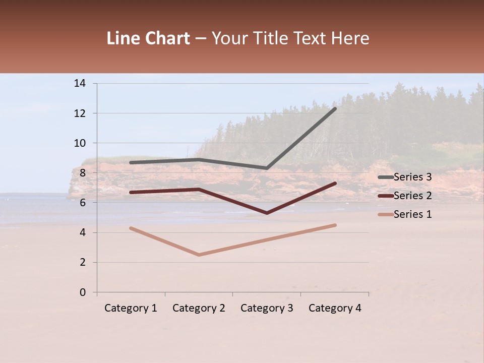 Sally's Beach Prince Edward Island, Canada PowerPoint Template