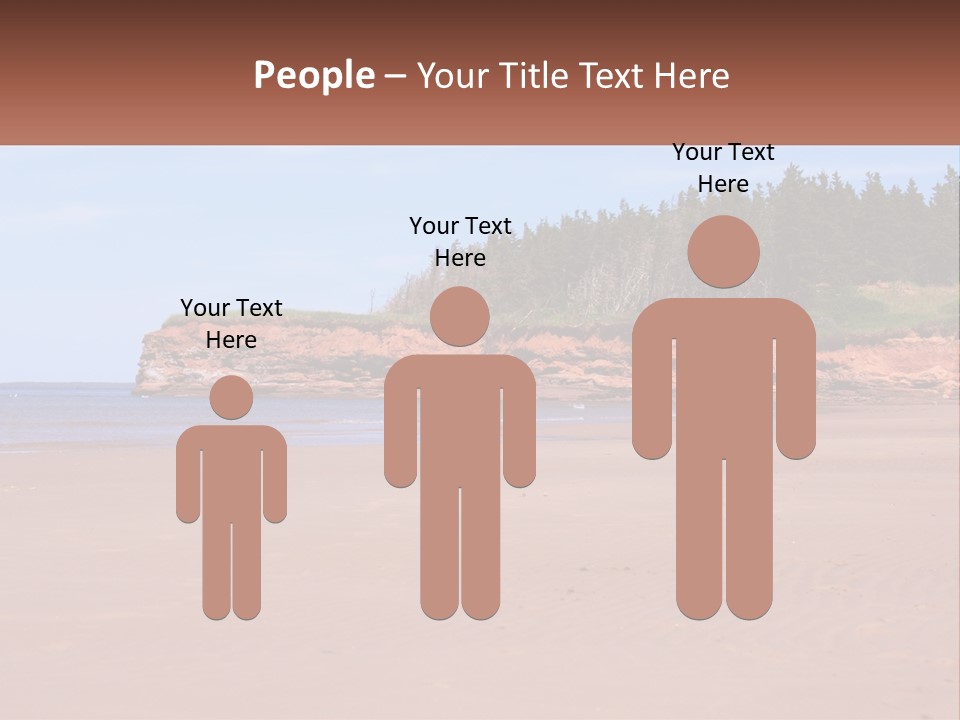 Sally's Beach Prince Edward Island, Canada PowerPoint Template