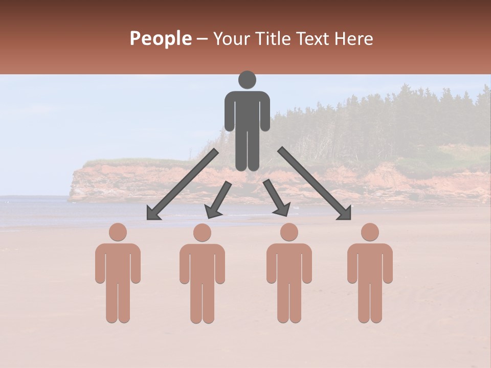 Sally's Beach Prince Edward Island, Canada PowerPoint Template