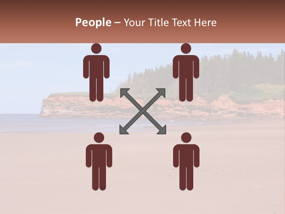 Sally's Beach Prince Edward Island, Canada PowerPoint Template