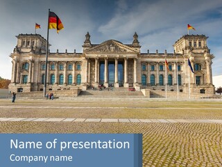 Reichstag Building, Berlin PowerPoint Template