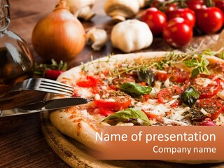 Pizza Cooking PowerPoint Template