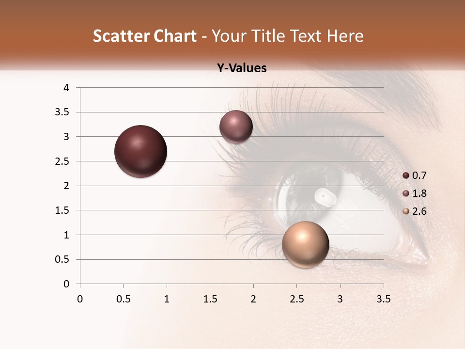 Beautiful Girl Eye PowerPoint Template