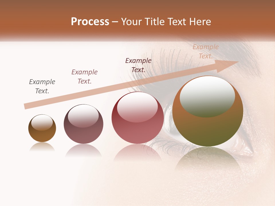 Beautiful Girl Eye PowerPoint Template