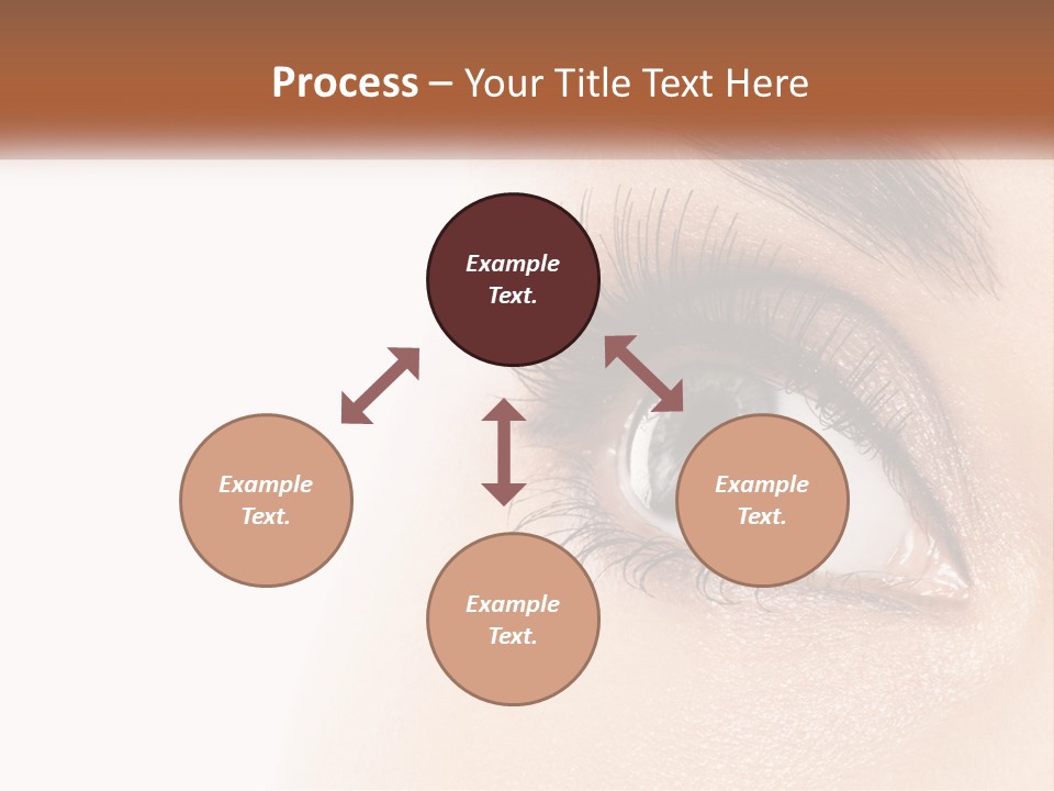 Beautiful Girl Eye PowerPoint Template