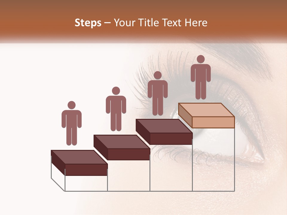 Beautiful Girl Eye PowerPoint Template