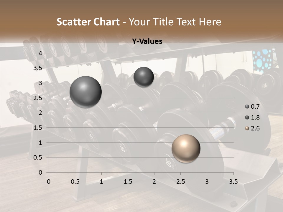 Dumbbells In The Gym PowerPoint Template