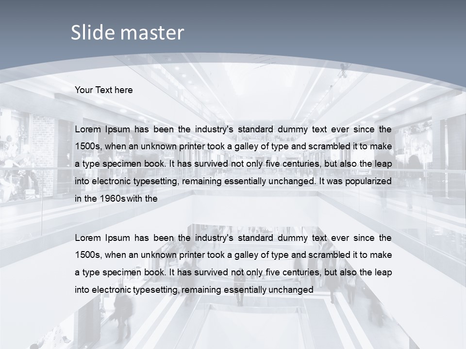 Shopping Center PowerPoint Template