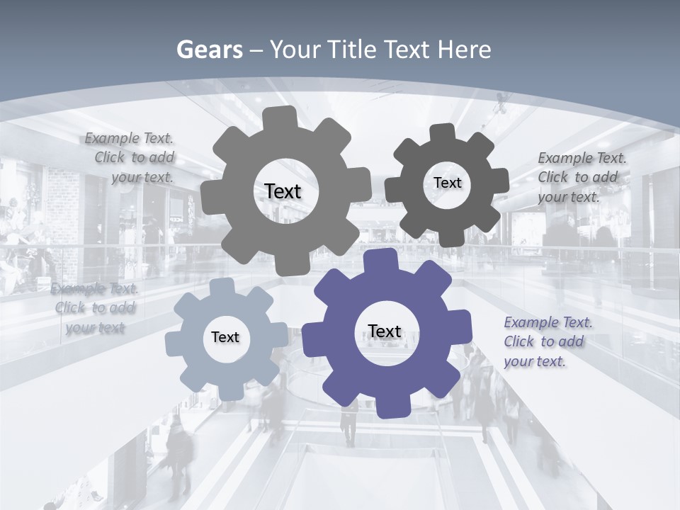 Shopping Center PowerPoint Template