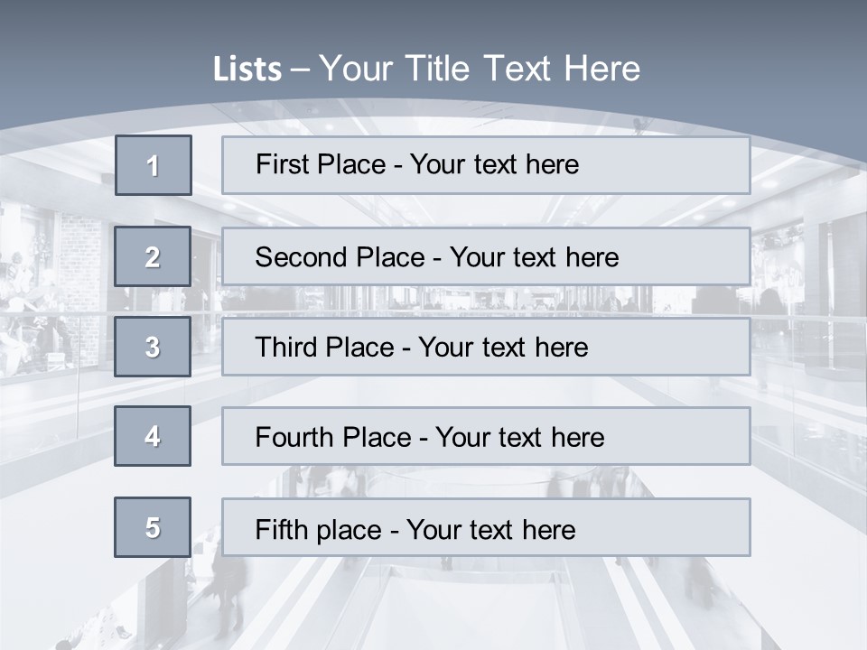 Shopping Center PowerPoint Template