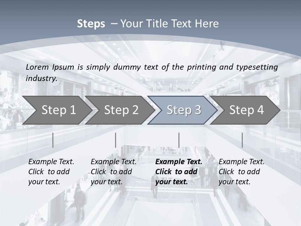 Shopping Center PowerPoint Template