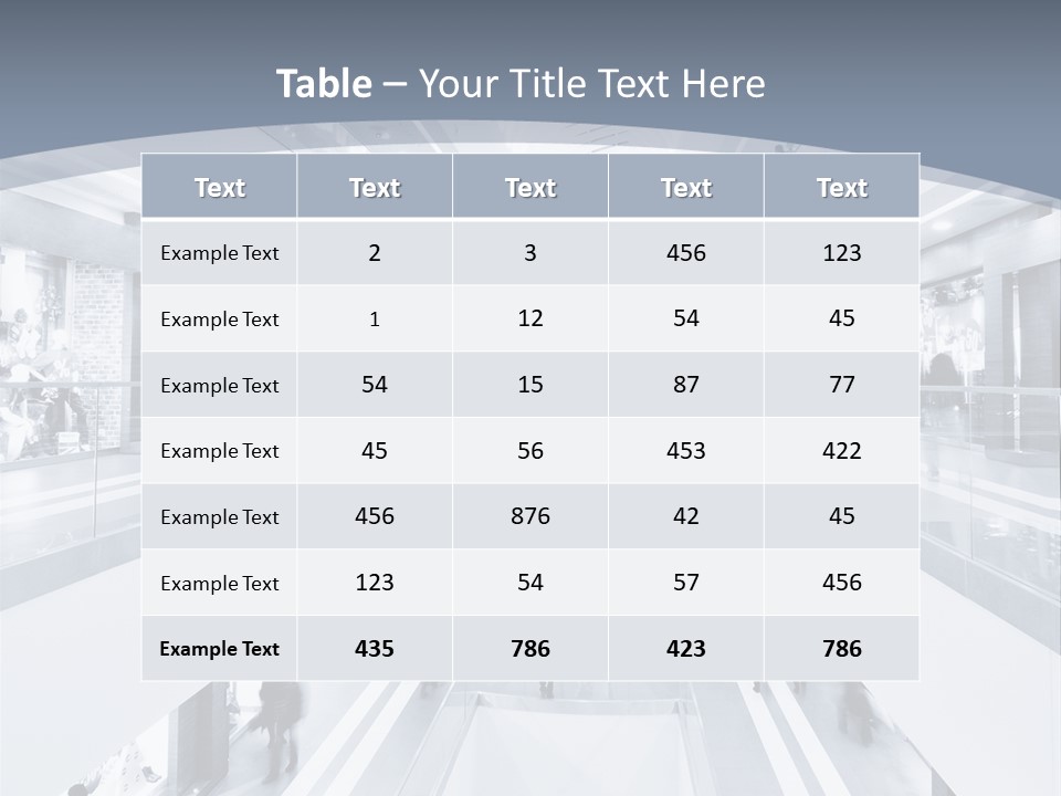 Shopping Center PowerPoint Template