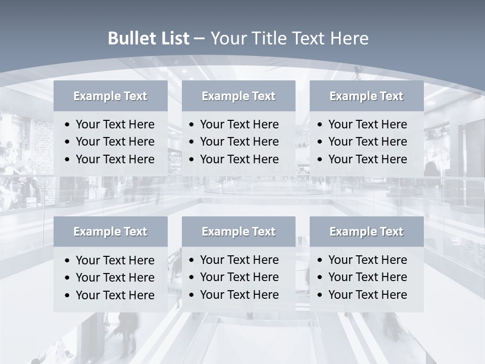 Shopping Center PowerPoint Template