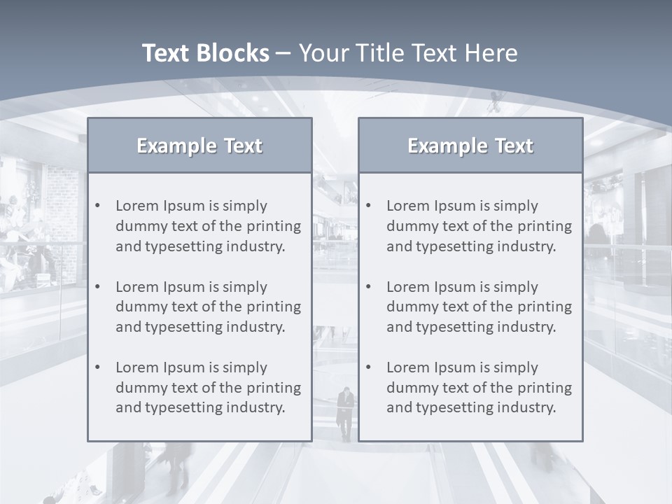 Shopping Center PowerPoint Template
