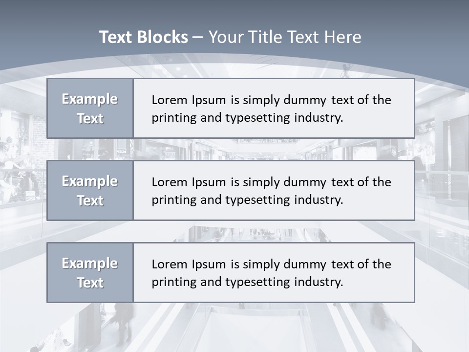 Shopping Center PowerPoint Template