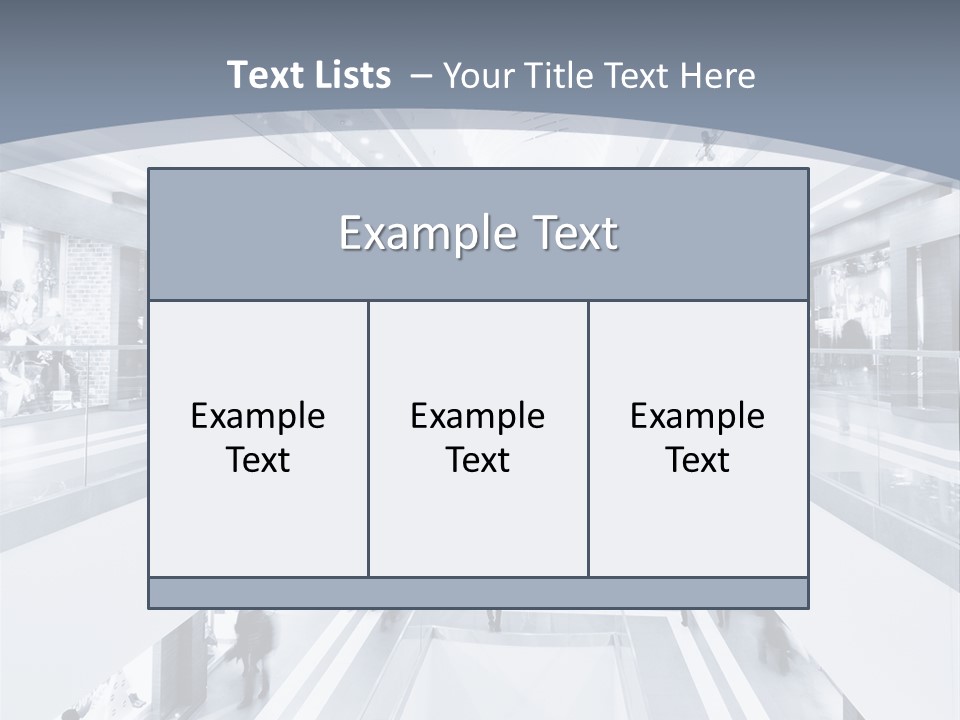 Shopping Center PowerPoint Template