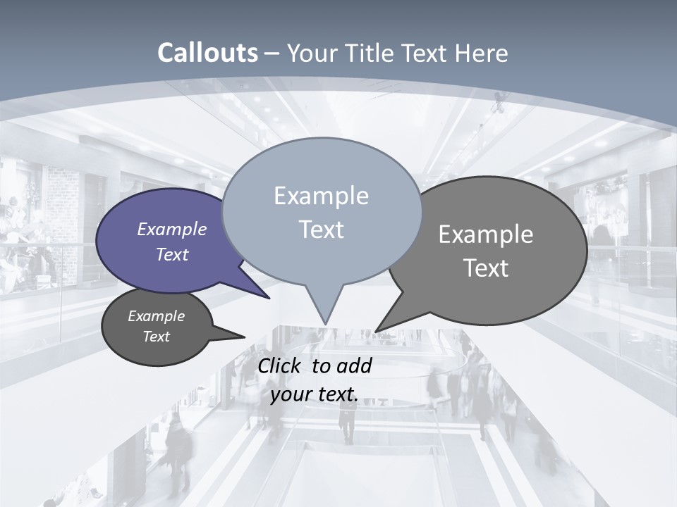 Shopping Center PowerPoint Template