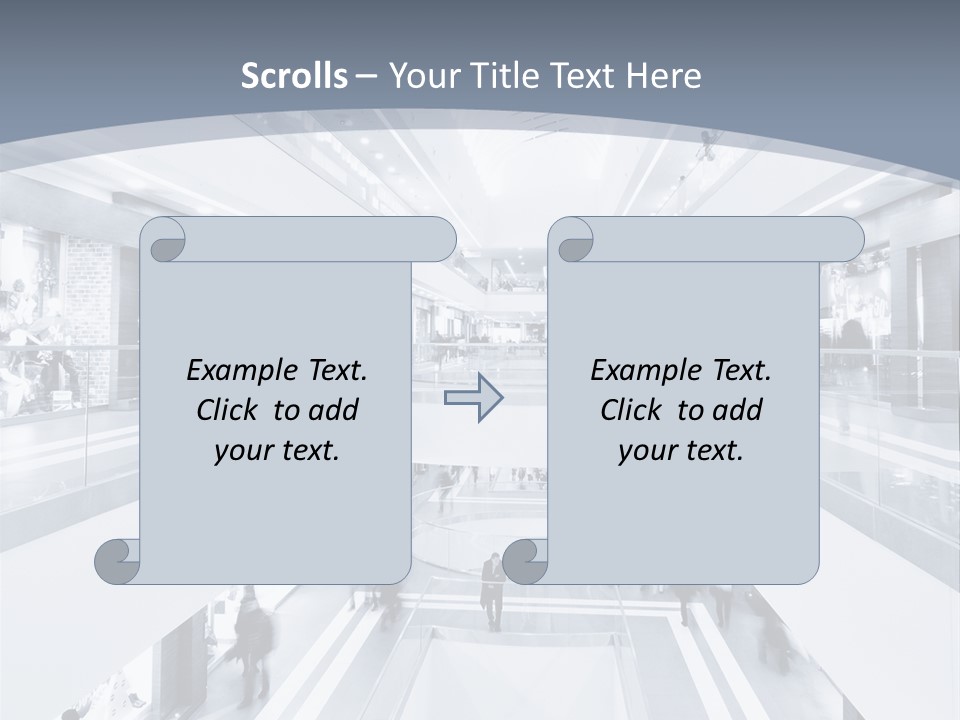 Shopping Center PowerPoint Template