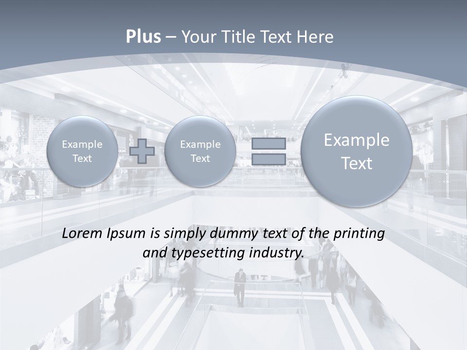 Shopping Center PowerPoint Template