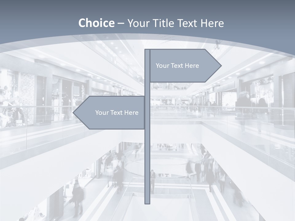 Shopping Center PowerPoint Template