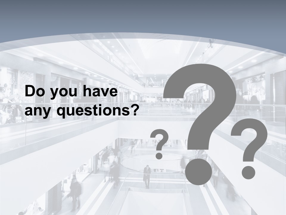 Shopping Center PowerPoint Template